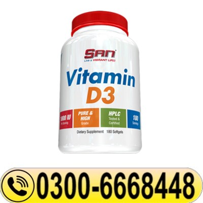 SAN Vitamin D3 Softgels in Pakistan