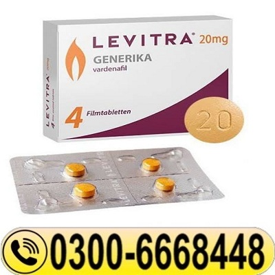 Levitra 20mg 4 Film Coated Tablets In Pakistan