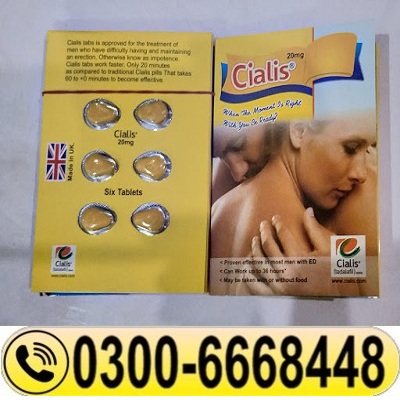 Cialis 20mg UK 6 Tablet in Pakistan