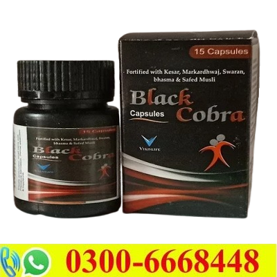 Black Cobra Capsule in Pakistan
