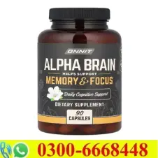 Alpha Brain Memory And Focus Capsule in Pakistan